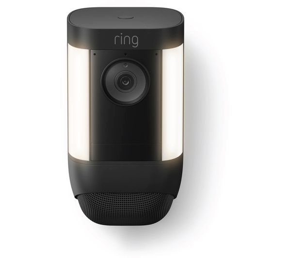 Ring Spotlight Cam Pro Full Hd 1080p Wifi Security Camera Wired Black