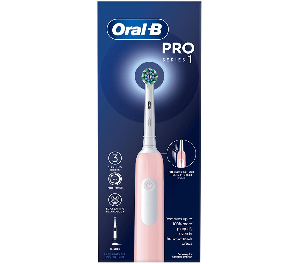 Pro 1 Cross Action Electric Toothbrush - Pink