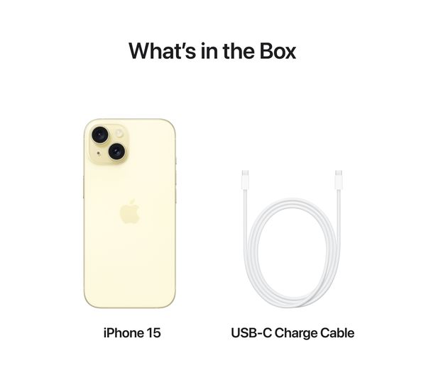 MTP83ZD/A - APPLE iPhone 15 - 256 GB, Yellow - Currys Business