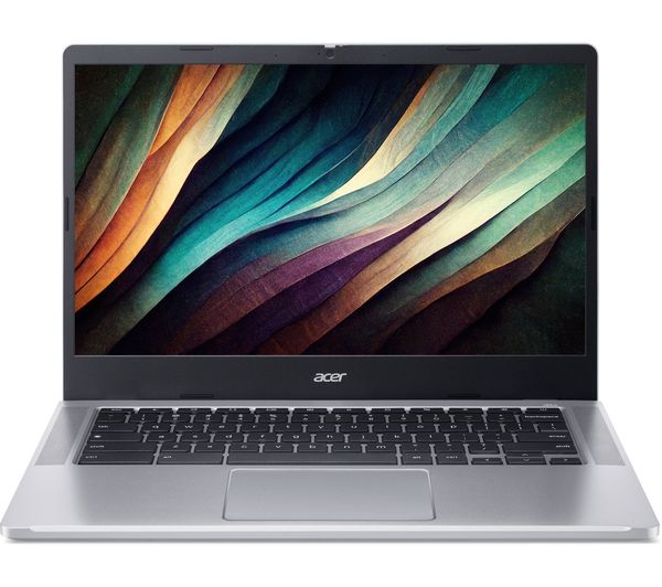 Image of ACER 314 14" Refurbished Chromebook - Intel? Core? i3, 128 GB eMMC, Silver (Excellent Condition)