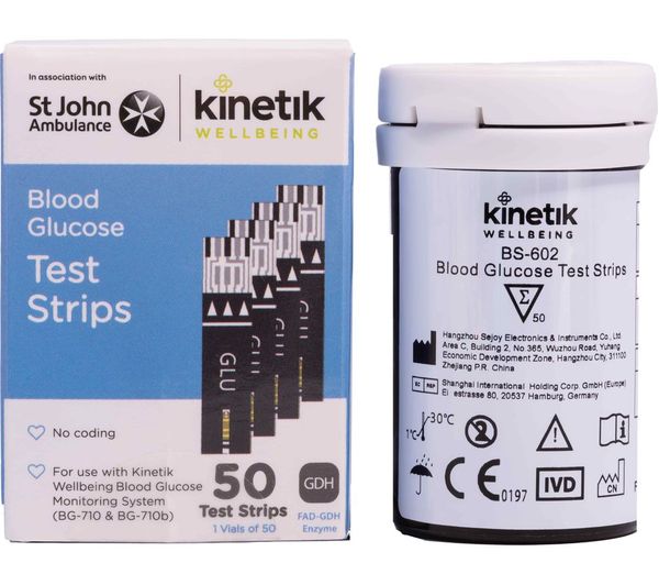 KINBS602X50 KINBS602X50 Blood Glucose Test Strips Currys