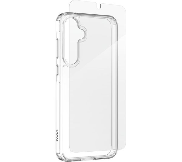 Zagg Defence Galaxy A55 Clear Case Screen Protector Bundle Clear