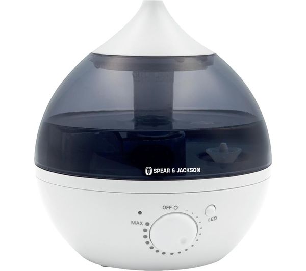 SPEAR & JACKSON Portable Aroma Diffuser & Humidifier - White