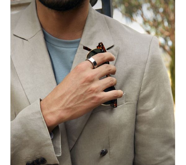 OURA Ring Gen3 Heritage - Silver, Size 9 - 000000000010311568