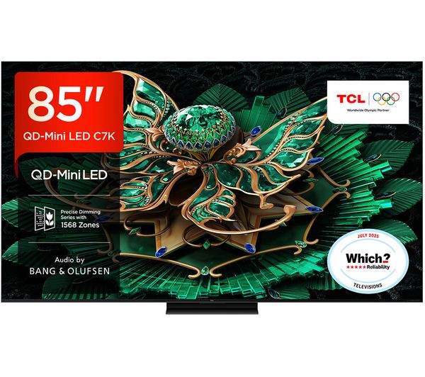 TCL C7K 85" QD-Mini LED 4K HDR Smart Google TV - 85C7K