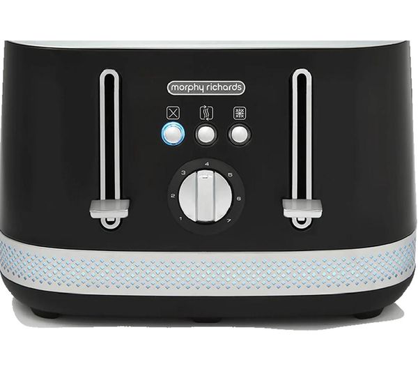Morphy Richards Illumination 248020 4 Slice Toaster Black