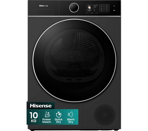 Hisense 5i Series Dh5i104bbab Wifi Enabled 10 Kg Heat Pump Tumble Dryer Black Hisense 5i Series Dh5i104bbab Wifi Enabled 10 Kg Heat Pump Tumble Dryer Black