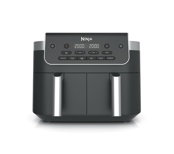 An image of NINJA 6-in-1 DualZone DZ801UK 7.6L Air Fryer - Grey