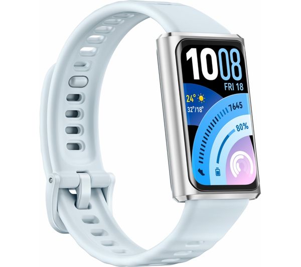 HUAWEI Band 11 Pro Fitness Tracker - Isle Blue, Fluoroelastomer Strap ...