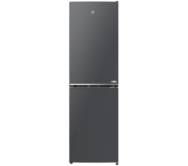 An image of BEKO HarvestFresh CNE4581VA 50/50 Fridge Freezer - Anthracite