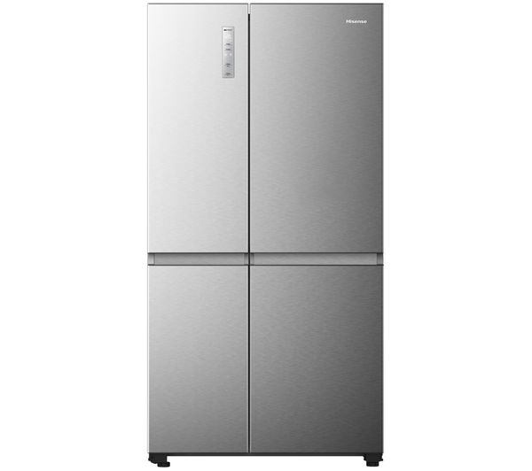An image of HISENSE PureFlat RS5P668SSCC American-Style Smart Fridge Freezer - Stainless Steel