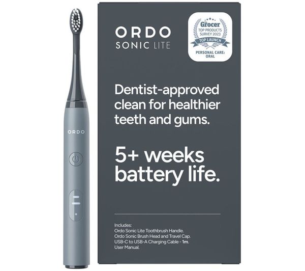 An image of ORDO Sonic Lite Electric Toothbrush - Stone