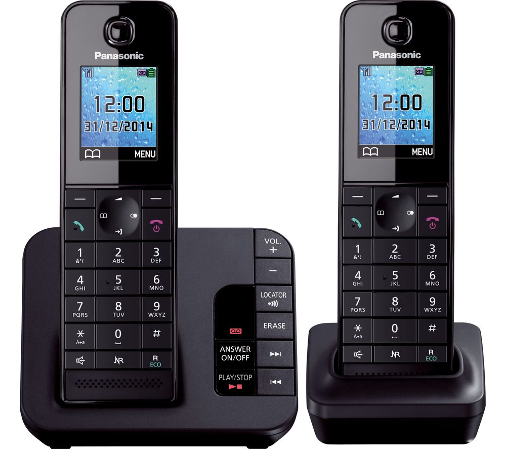 PANASONIC KX-TG8182EB Cordless Phone with Answering Machine