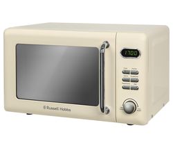 RUSSELL HOBBS RHRETMD706C Compact Solo Microwave - Cream