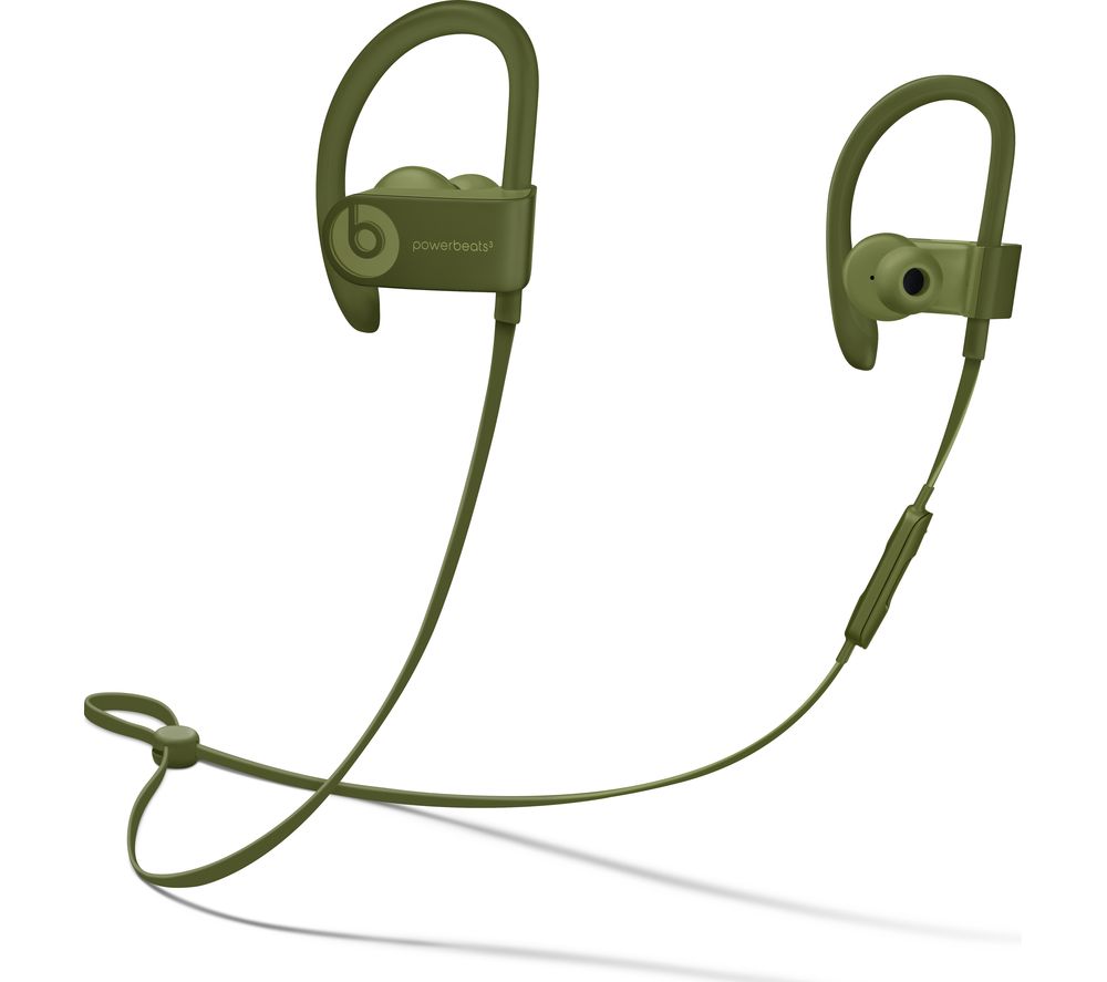 BEATS PowerBEATS3 Neighbourhood Wireless Bluetooth Headphones – Turf Green, Green