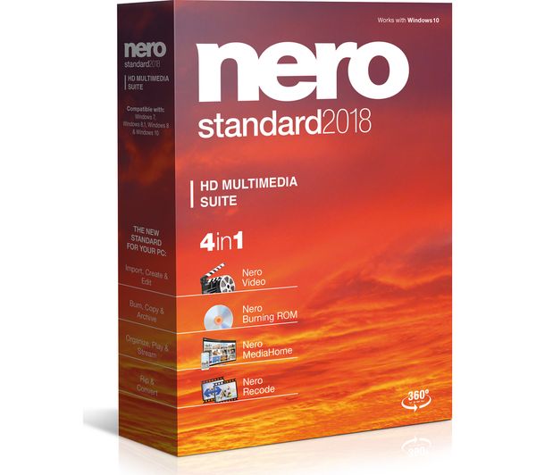 NERO Standard 2018 - Lifetime for 1 device, Black