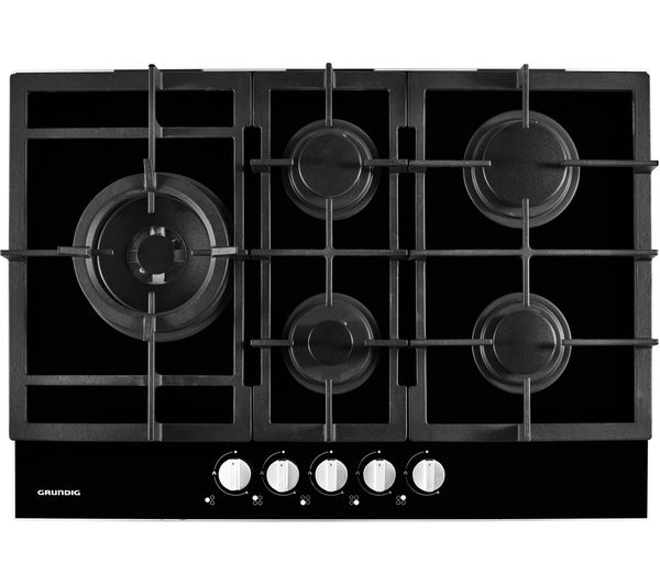 GRUNDIG GIGL7235251 Gas Hob - Black, Black