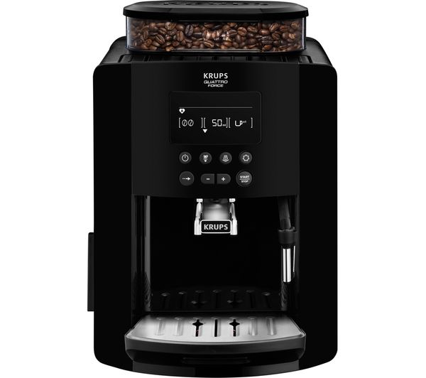 Krups Arabica Digital Espresso Ea817040 Bean To Cup Coffee Machine Black