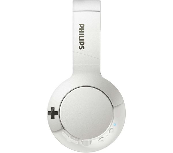 Buy PHILIPS BASS+ SHB3175WT Wireless Bluetooth Headphones - White | Free Delivery | Currys