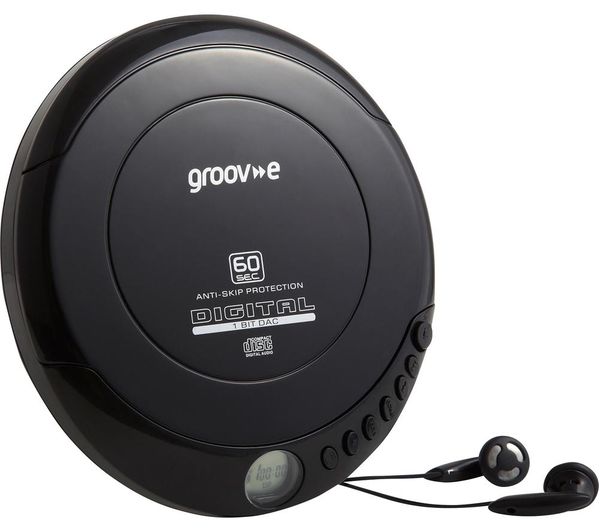 Groov E Retro Gv Ps110 Bk Personal Cd Player Black