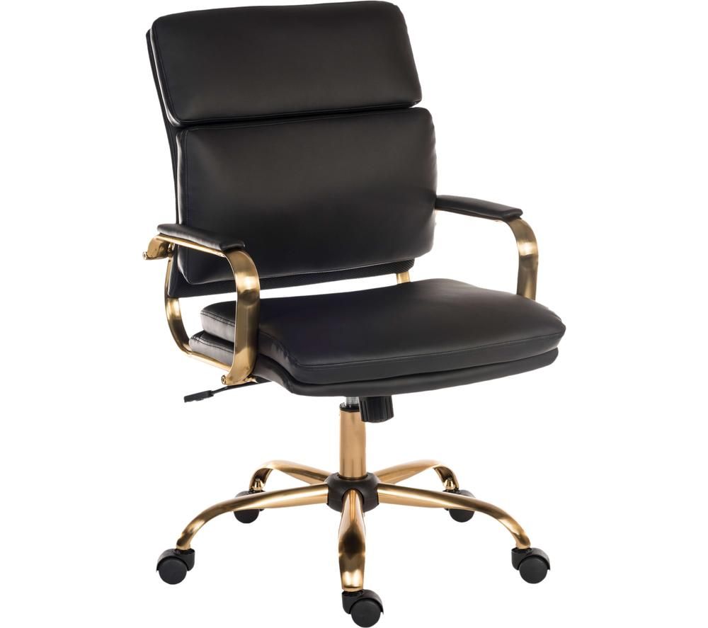 TEKNIK Vintage Faux-Leather Tilting Executive Chair