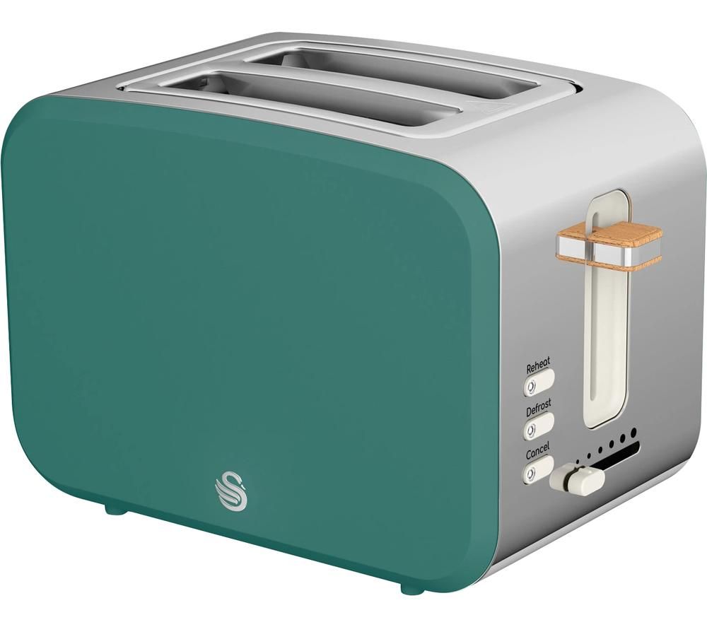 SWAN Nordic ST14610GREN 2-Slice Toaster - Pine Green