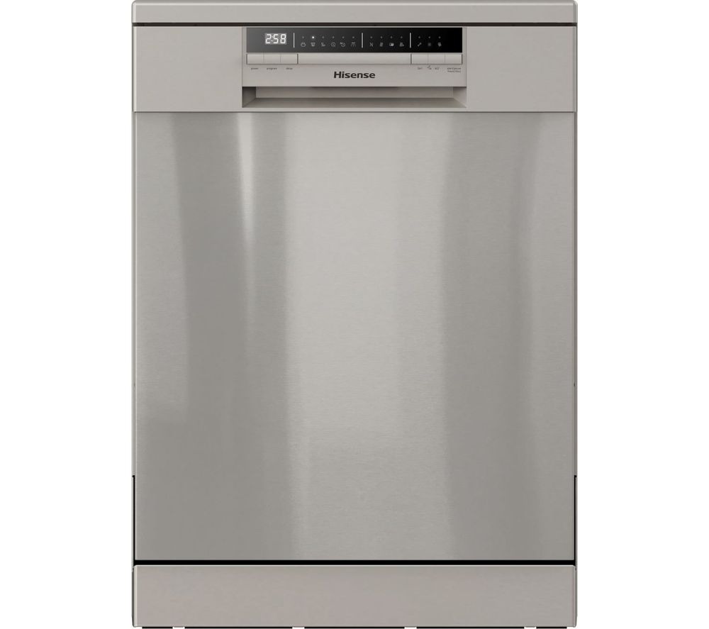 HISENSE HS60240XUK Full-Size Dishwasher - Stainless Steel, Stainless Steel