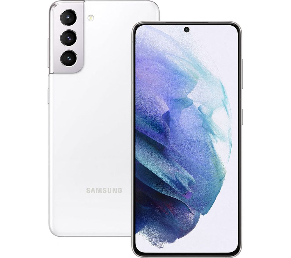 SAMSUNG Galaxy S21 5G - 128 GB, Phantom White, White