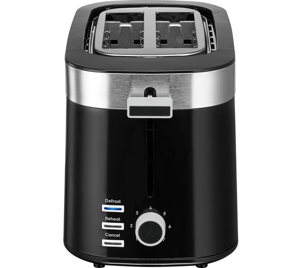  LOGIK L02TB21 2Slice Toaster Black Currys Business