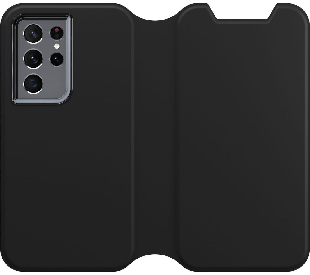 OTTERBOX Strada Samsung Galaxy S21 Ultra 5G Case - Black, Black