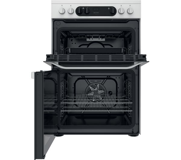 869991595160 HOTPOINT Multiflow HDM67V9CMW 60 cm Electric Ceramic