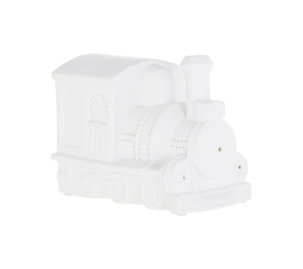 Train Kids Night Light - White