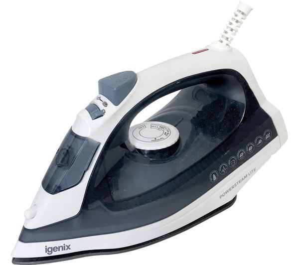 Igenix Powersteam Lite Ig3116 Steam Iron White Blue