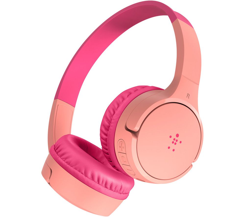 SoundForm Mini Wireless Bluetooth Kids Headphones - Pink