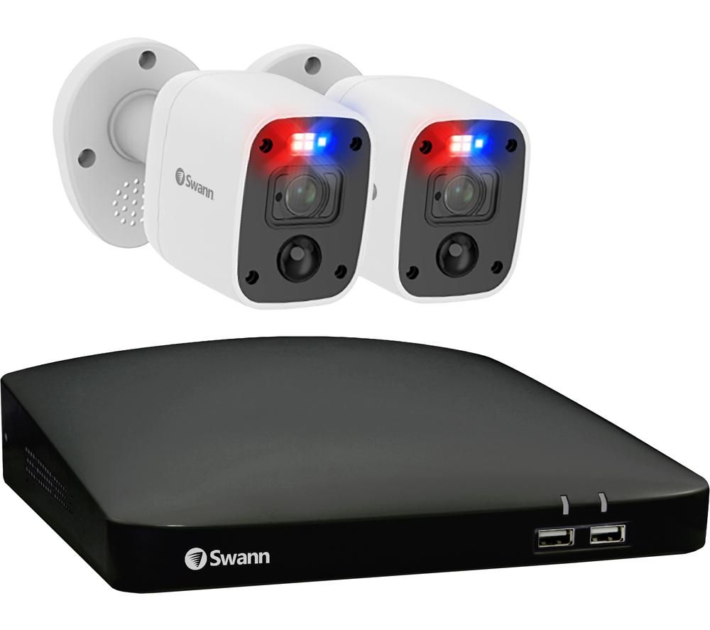 Enforcer SWDVK-456802MQB 4-channel 4K Ultra HD DVR Security System - 1 TB, 2 Cameras