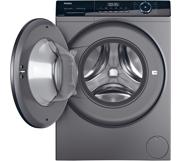 Haier I Pro Series 3 Hw100 B14939s8 10 Kg 1400 Spin Washing Machine Graphite
