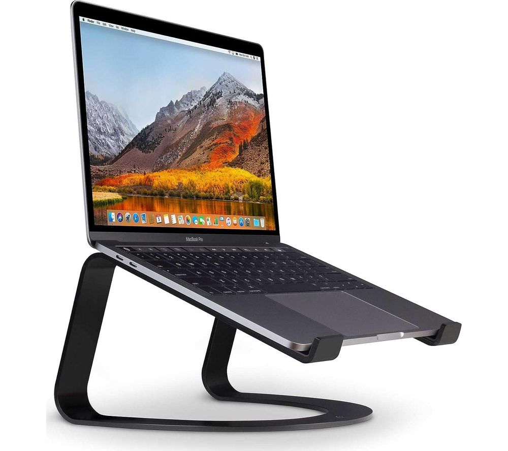 Curve Laptop Stand for MacBook - Black