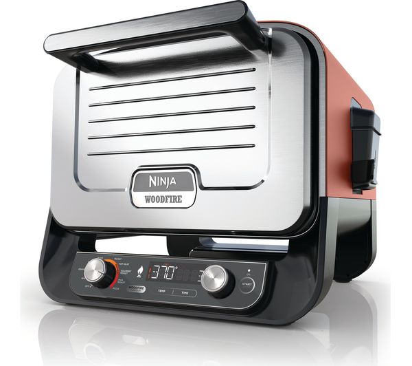 Ninja Woodfire Oo101uk Electric Outdoor Oven Brown Silver