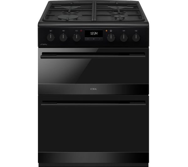 Cda Cfd600mb 60 Cm Dual Fuel Cooker Black