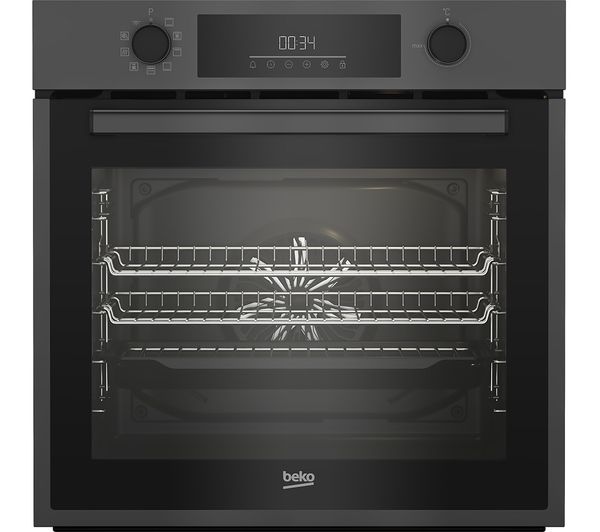 Beko Pro Aeroperfect Bbie12401amp Electric Single Pyrolytic Oven Anthracite