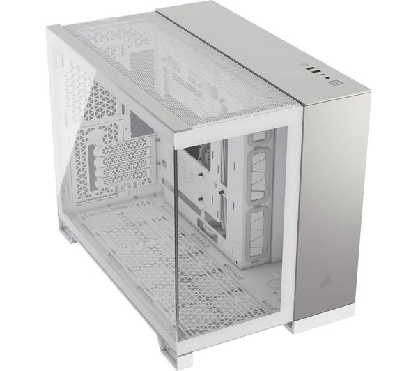 Corsair Icue Link 2500x Rgb Micro Atx Mid Tower Pc Case White