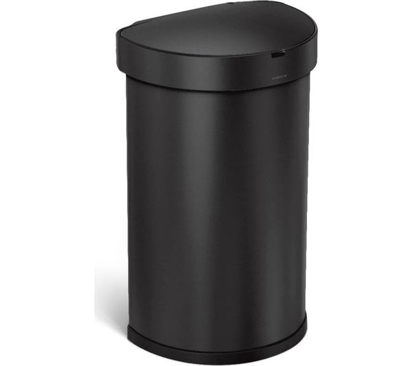 Simplehuman St2044 45 Litre Semi Round Bin Matte Black
