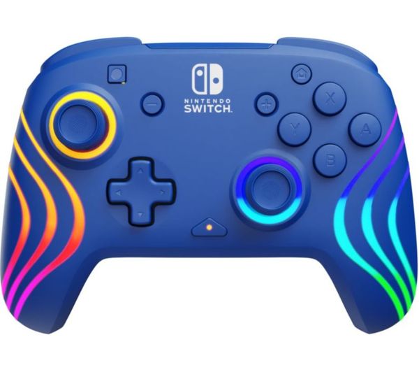 Turtle Beach Pdp Afterglow Wave Wireless Controller For Nintendo Switch Blue
