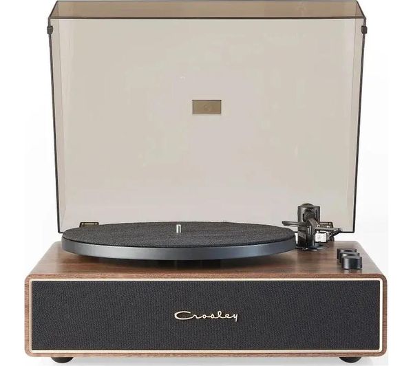 An image of CROSLEY Stave Belt Drive Bluetooth Turntable - Walnut