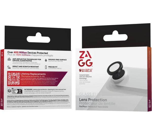 ZAGG InvisibleShield iPhone Air Clear View Camera Protector - Clear