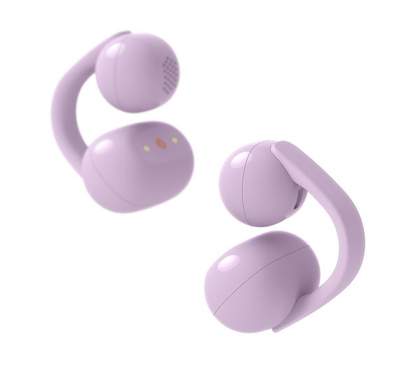 An image of SONY LinkBuds Clip Open Wireless Bluetooth Earbuds - Lavender