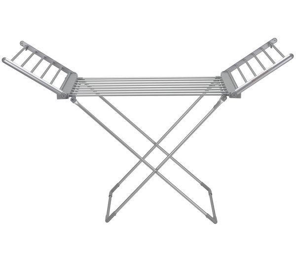 An image of LOGIK L12CA26 Heated Clothes Airer - Silver