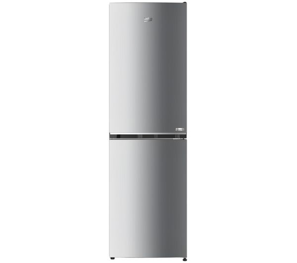 An image of BEKO HarvestFresh CNE4581VPS 70/30 Fridge Freezer - Inox