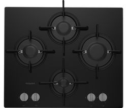 HOTPOINT Direct Flame FTGHG 641 D/H Gas Hob - Black