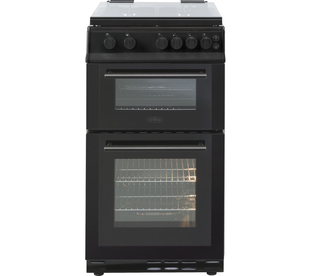 BELLING FS50GDOL 50 cm Gas Cooker – Black, Black